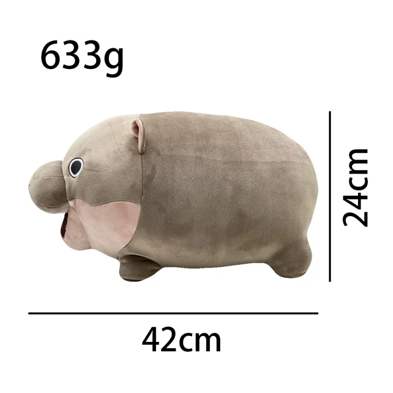 Hot 42cm Moo Deng Thailand Kaoqiu Little Dwarf Hippopotamus Cute Collectible Doll Children Birthday Halloween Christmas Toy Gift