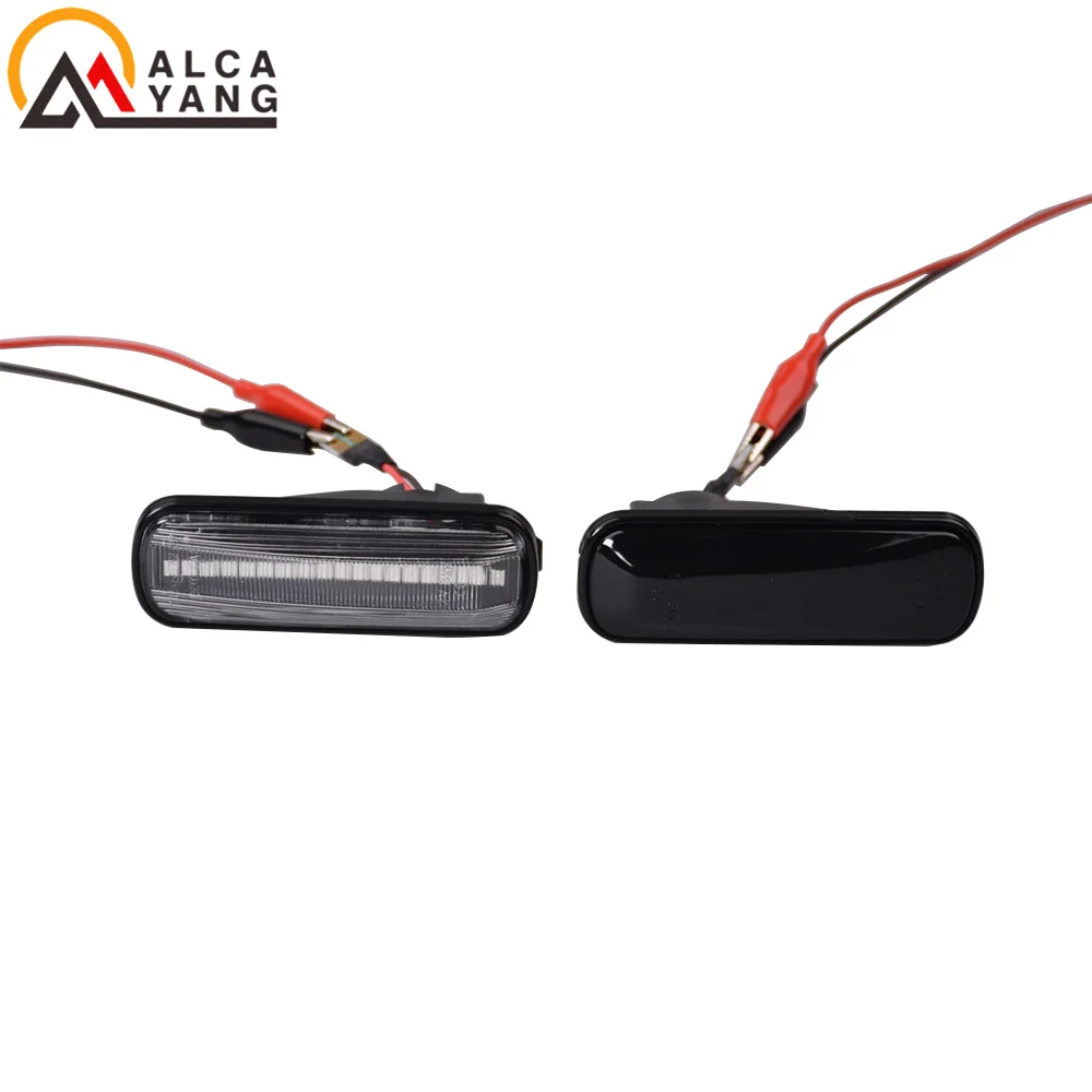 2 Stück Dynamische LED-Seitenmarkierungsleuchten Blinker Auto-Zubehör für Honda Civic EK 2/3/4-Türer Ballade CRV Prelude 95-99 – Detail 5