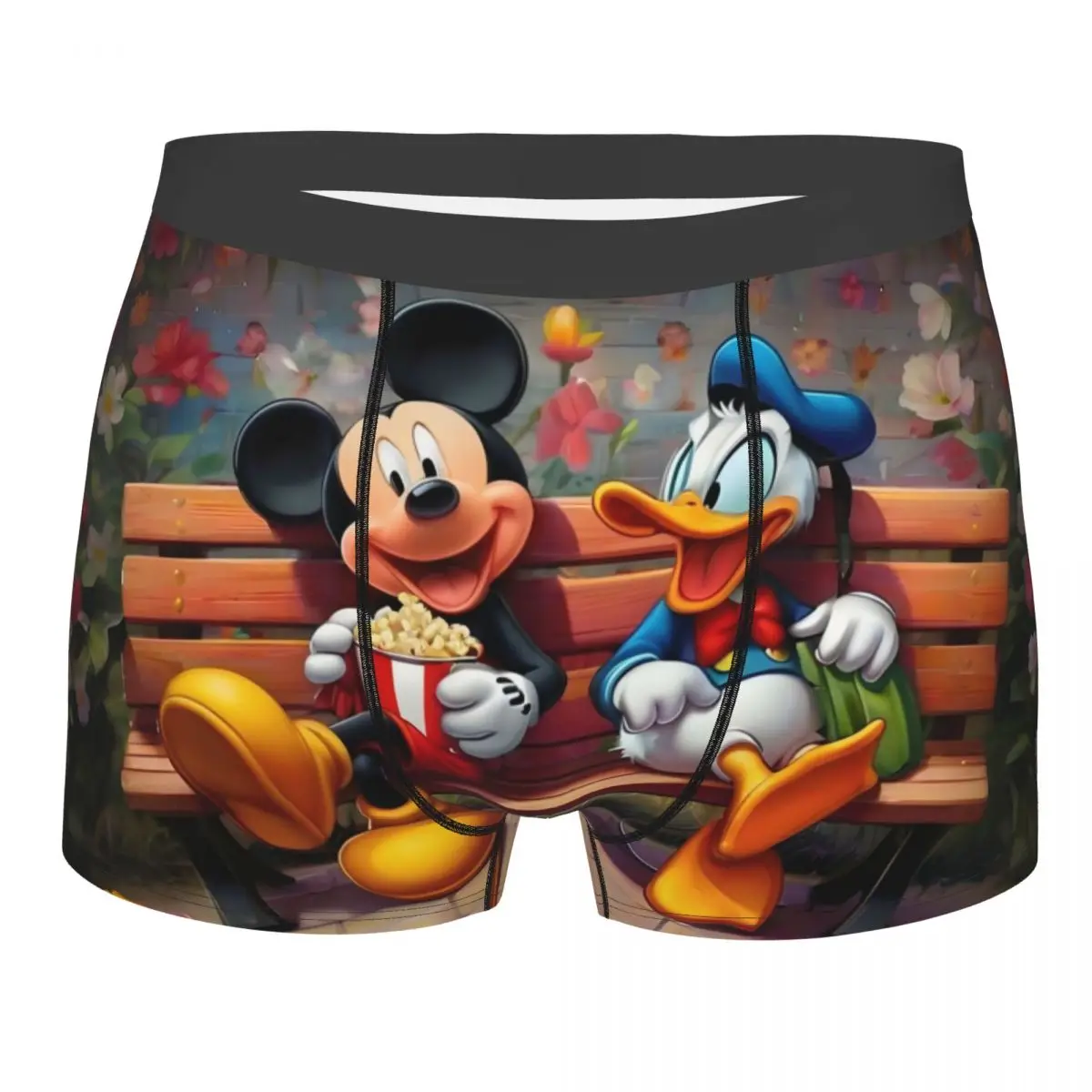 

Custom The Mickey Mouse And Donald Duck Boxers Shorts Men Cartoon Kawaii Anime Briefs Underwear Funny Underpants