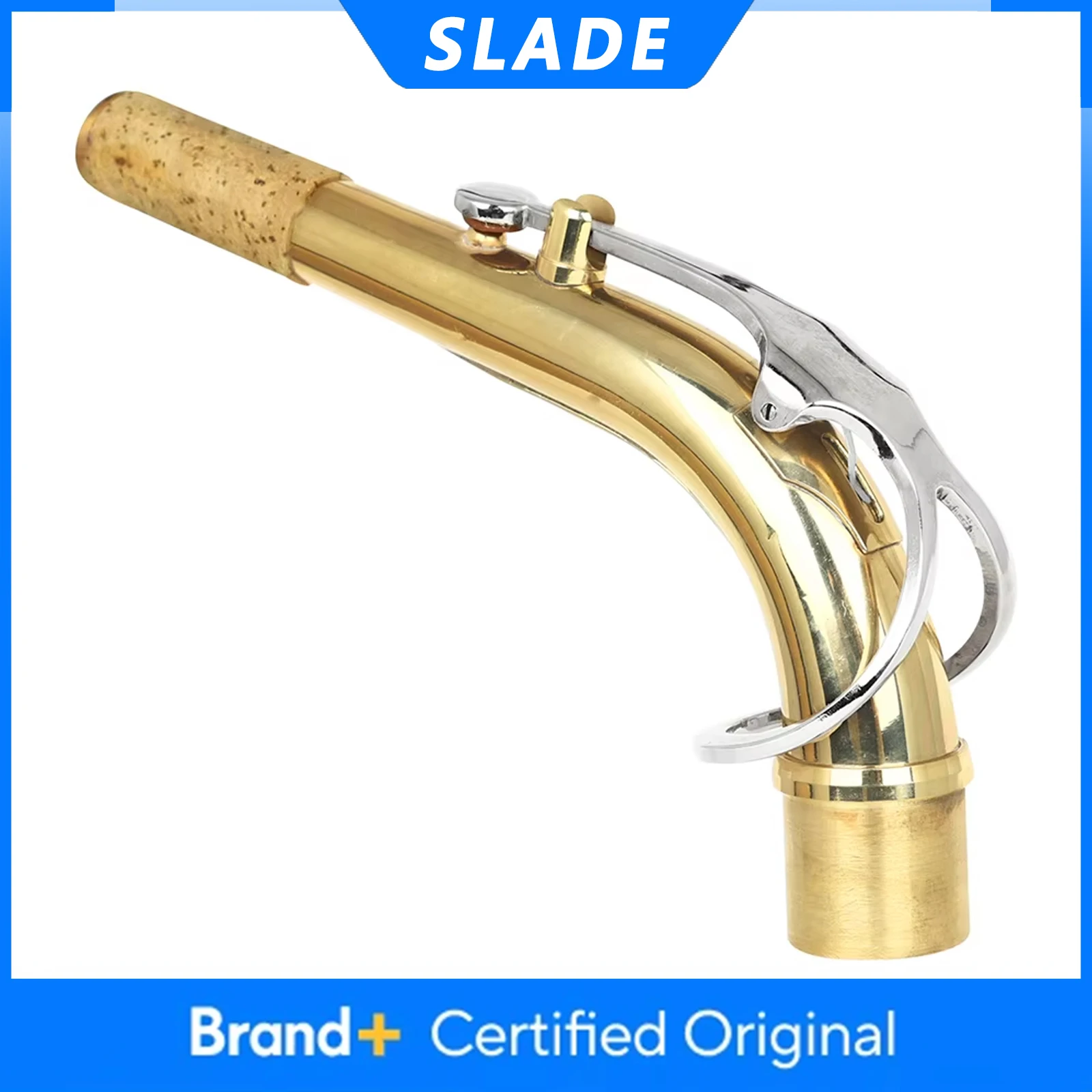 

SLADE Alto Saxophone Bent Neck Brass Material Sax Neck Professional Saxofone Woodwind Instrument Parts & Accessories