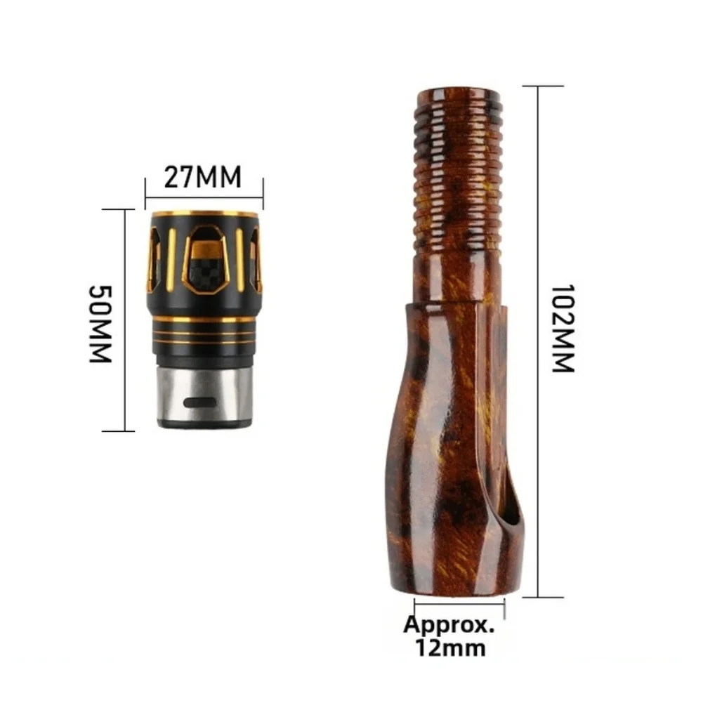 Aluminum Alloy Plastic Fishing Rod Reel Seat DIY Modification Accessories With Adjustable Threaded Inner Tube Four Point Part view 6