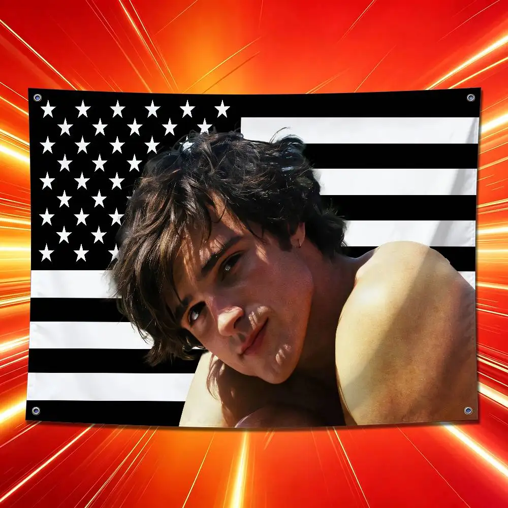 For Actor Jacob Elordi Flag 80x120cm Outdoor Garden Gift Decorate Wall Banner Tapestry Flags Cover