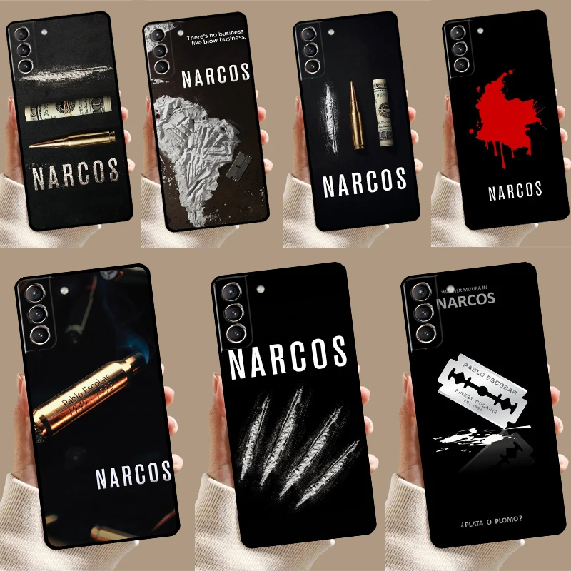 Narcos TV series Case For Samsung Galaxy S23 S24 Ultra S8 S9 S10 S22 Plus Note 10 20 Ultra S20 S21 FE Cover