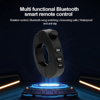 Motorcycle Handlebar Media Controller Steering Wheels Switch Bluetooth-compatible Wireless Media Smart Phone Remote Controller