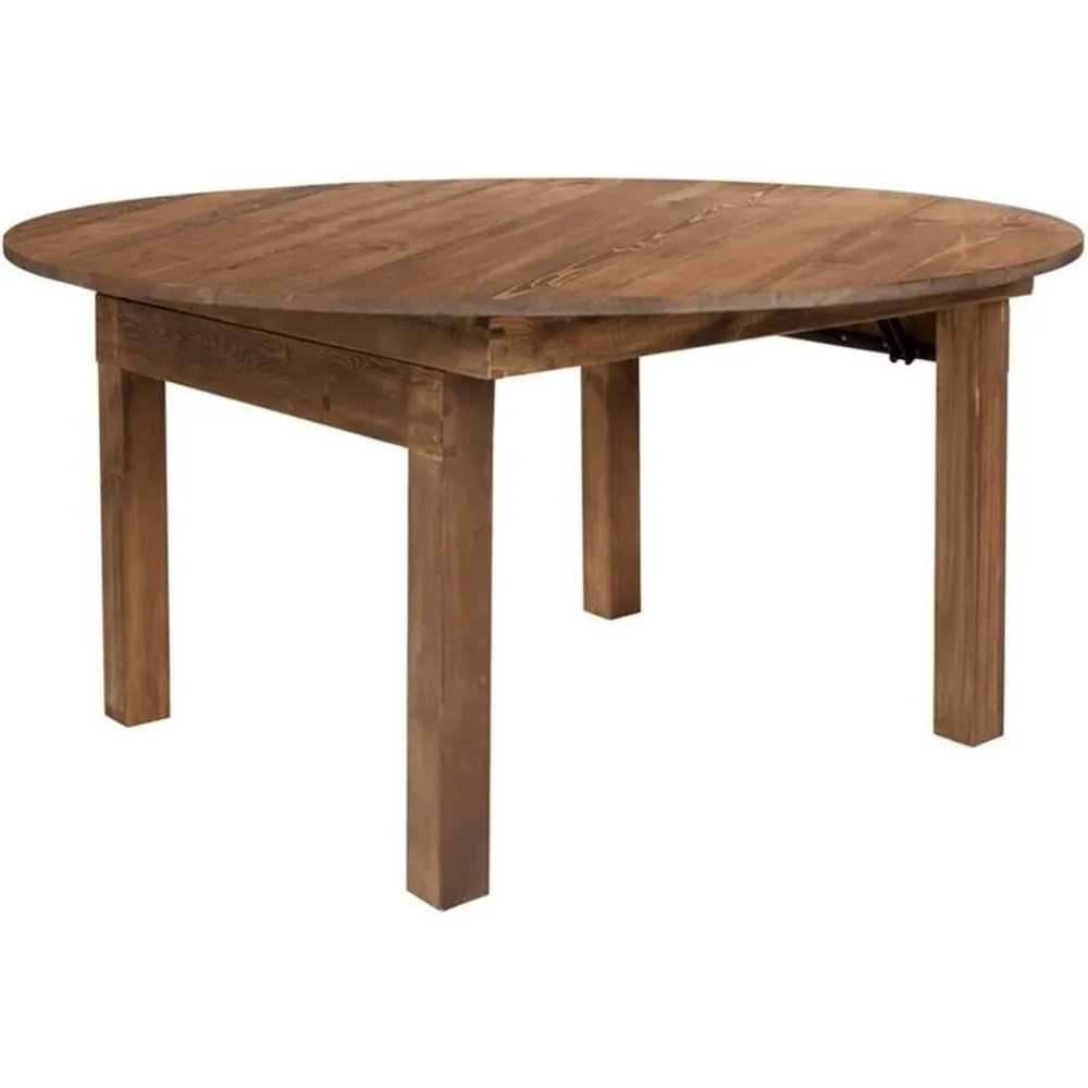 

HERCULES Series Round Dining Table | Farm Inspired, Rustic & Antique Pine Dining Room Table