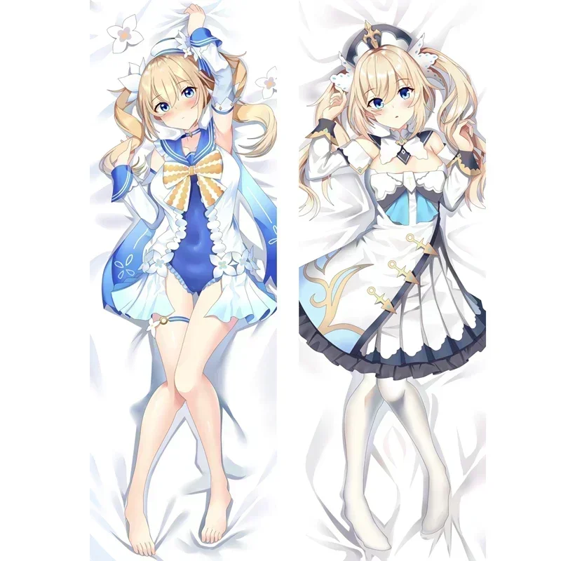 

180cmAnime Genshin Impact Barbara Gunnhildr Dakimakura Pillow Case Otaku Waifu Peachskin Fullbody Throw Pillowcase Bedding Decor