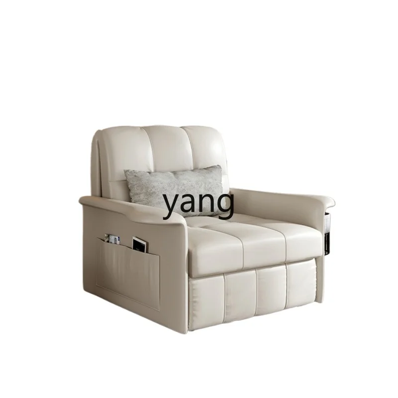 

LH simple multi-functional electric sofa bed small apartment living room foldable dual-purpose sofa