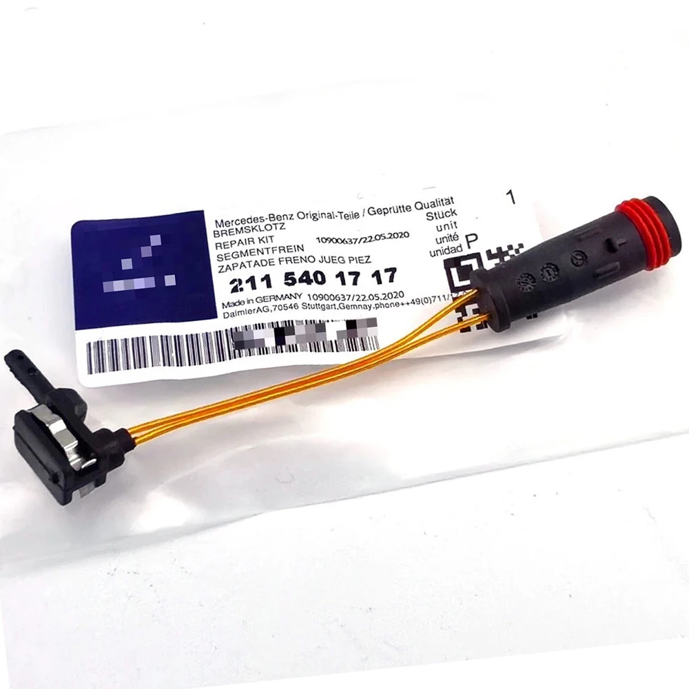 

4-12 шт. 2205400717 2115401717 передняя и задняя тормозная колодка, индикатор износа, провод для Mercedes Benzz W211 W220