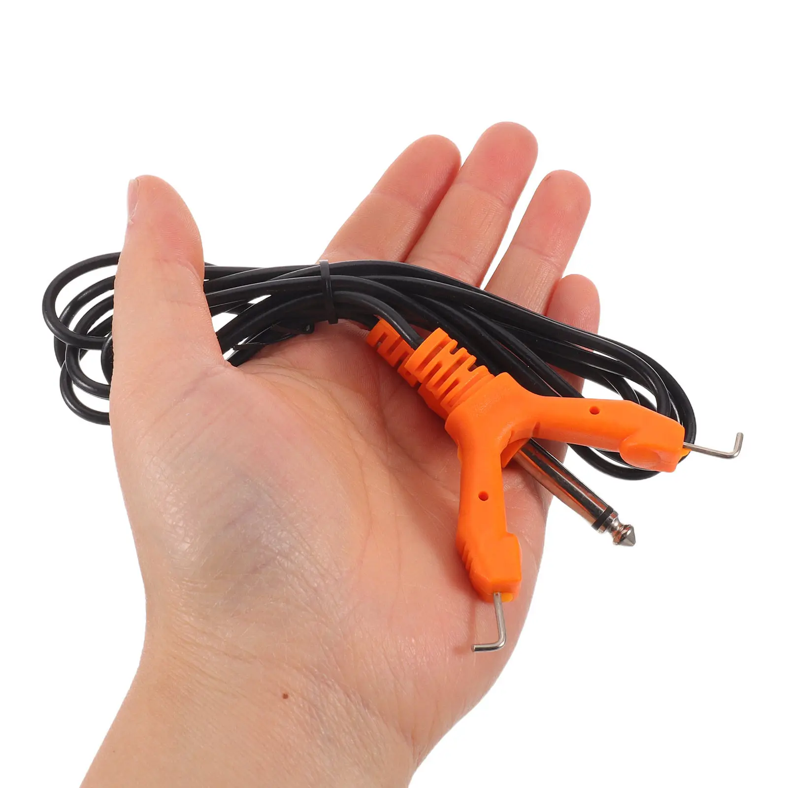 Tattoo Clip Cord Silicone Power Supply Wire for Machine Long 6.35mm 2 Pin Stereo Adapter Cable Professional Tattoo Equipment