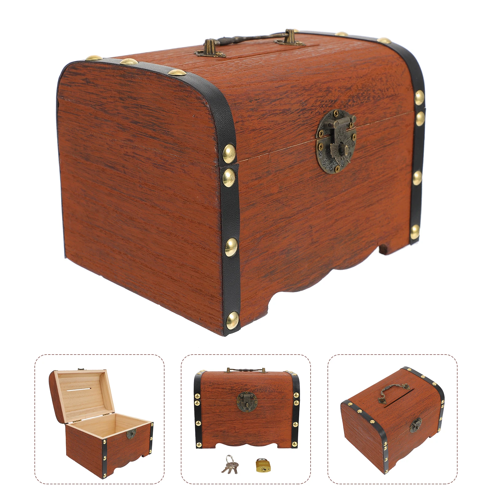 

Ювелирные изделия, деревянная копилка, детские ящики для хранения, винтажный декор с декоративными для