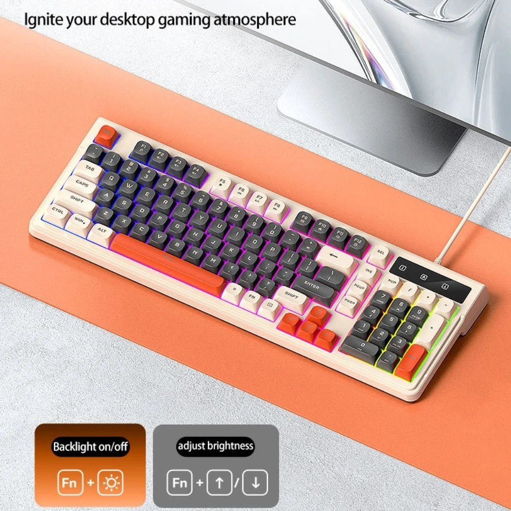 Teclado gamer Wired Keyboard G - Gaming Keyboard No Noise ulasan dan harga