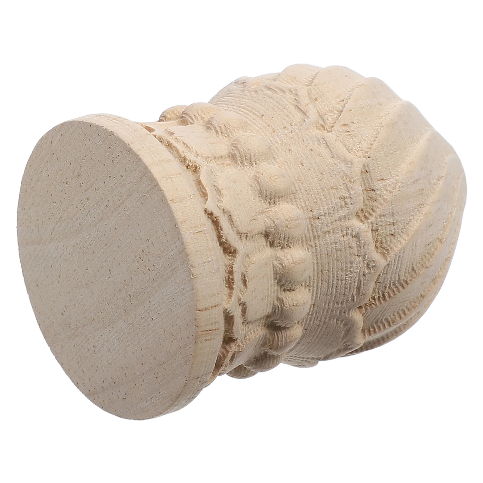 

Wood Finial Pineapple Solid Wood Carved Decorative Column For Lamp Shade Post Top Handicraft Sewing Tools Accessory