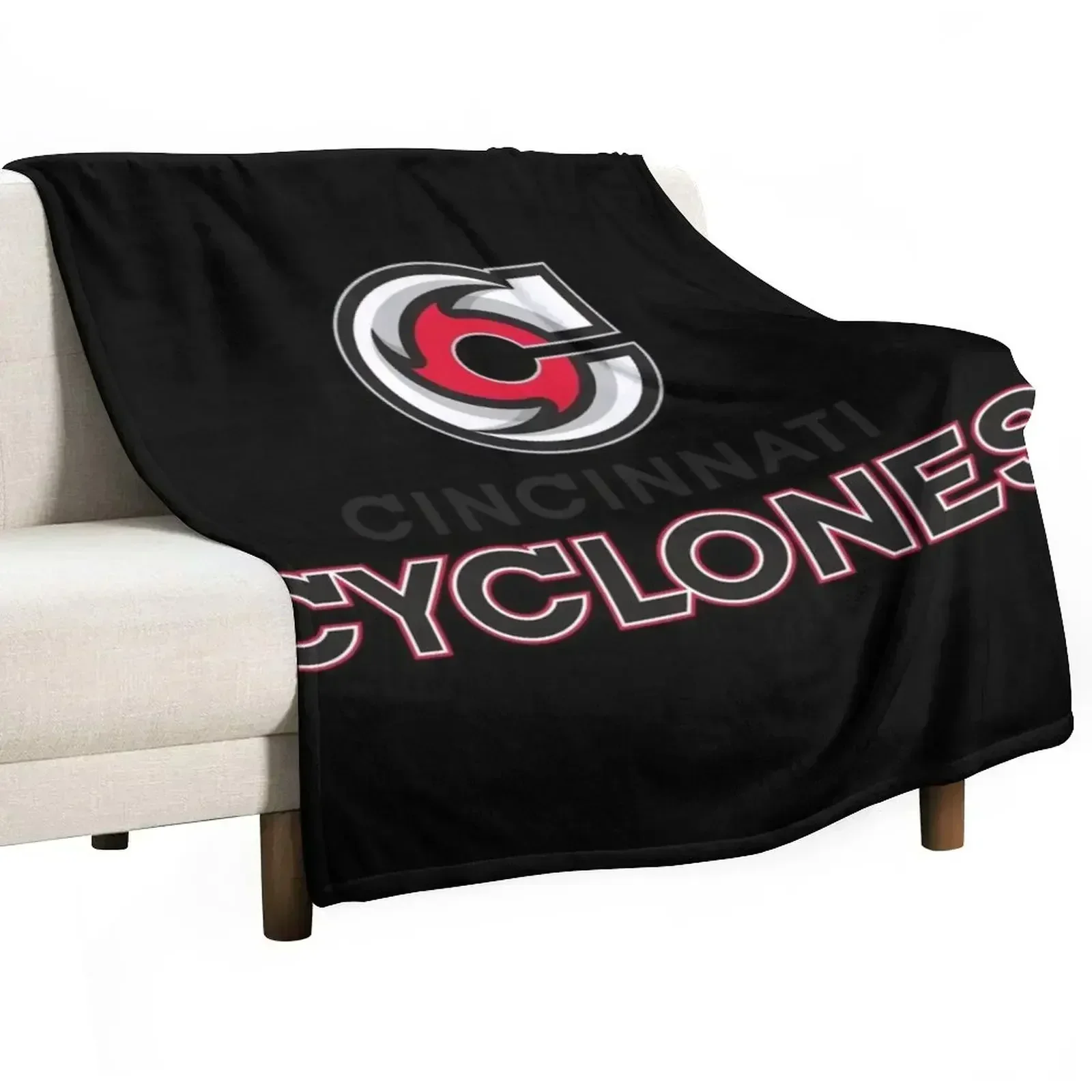 Cincinnati Cyclones Throw Blanket Thermals For Travel Cute Plaid Blankets