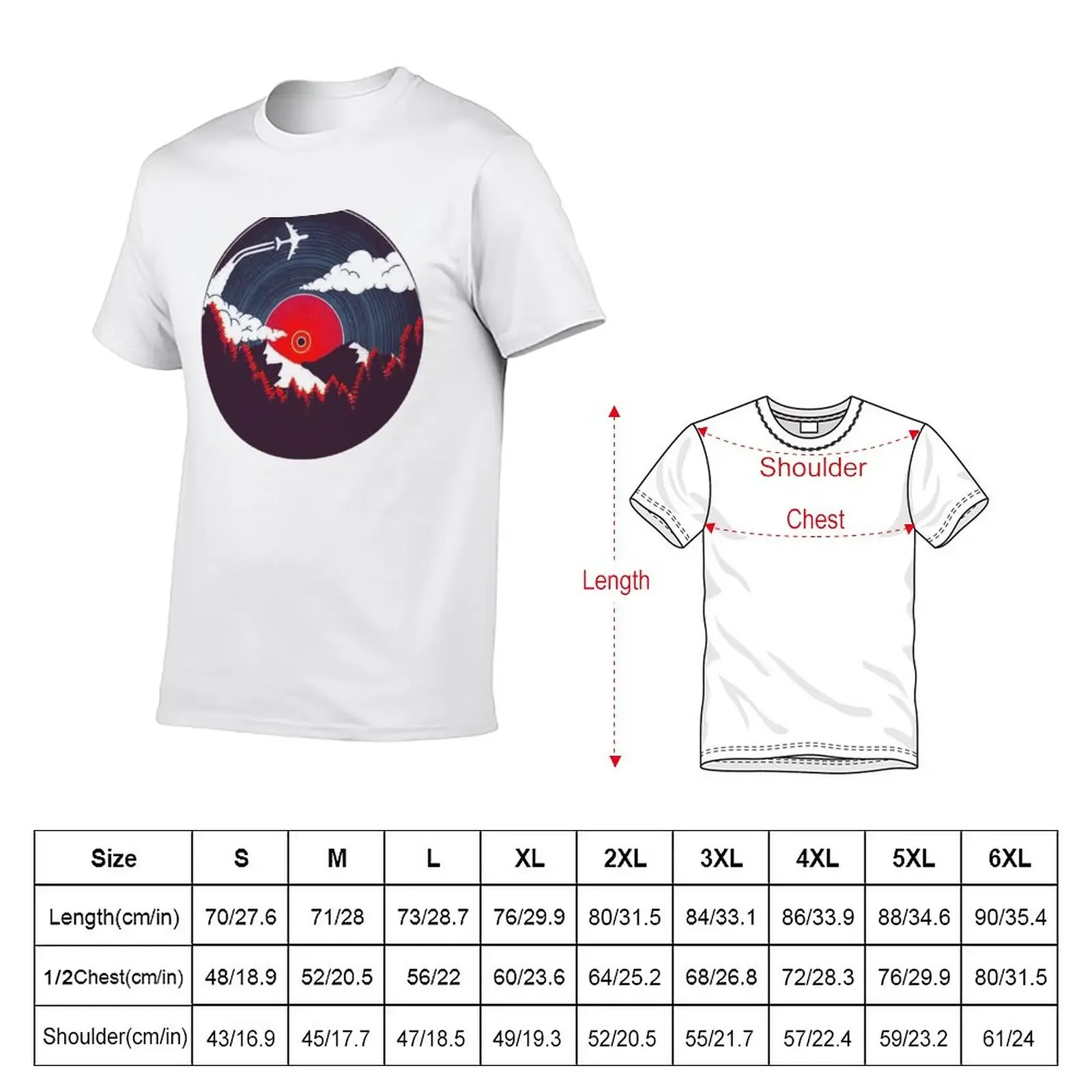 mountain wild music T-Shirt quick-drying cute clothes summer top oversized t shirts for men