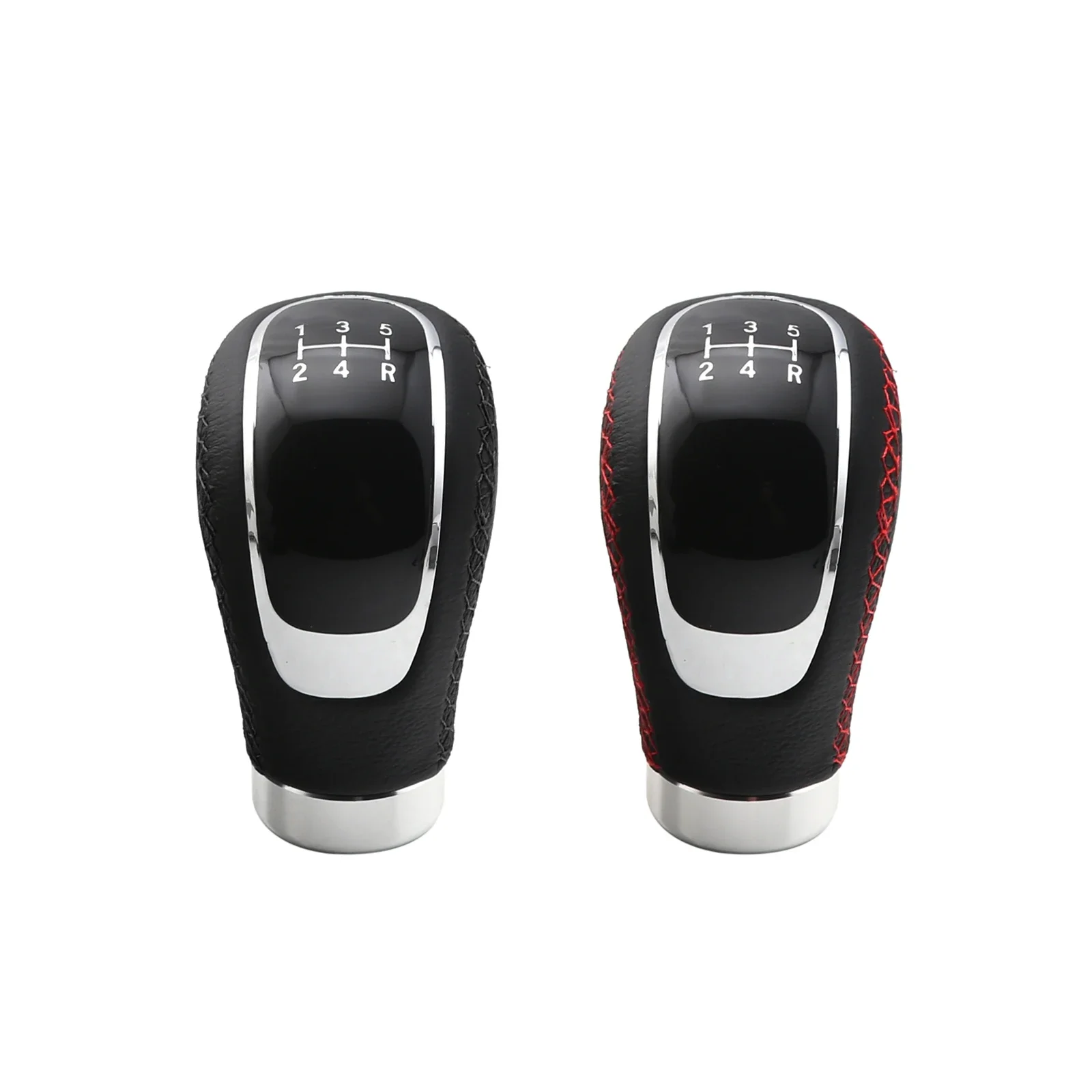 

Universal 5-Speed Gear Shift Knob Leather Shifter Lever for Manual Transmission Cars Anti-Slip Ergonomic Design Auto Accessories