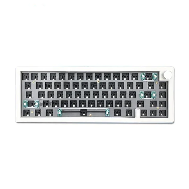 Hot Swappable Mechanical Keyboard Gasket Bluetooth 2.4G RGB Backlit Gasket Structure Keyboard 3 Mode Customized Keyboard