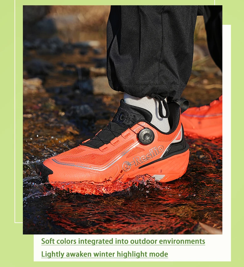 ONEMIX Paar-Outdoor-Trail-Sneaker, elastisch, atmungsaktiv, wasserdicht, leichte Sportschuhe für Männer und Frauen, zum Laufen, Gehen, Freizeitschuhe. – Detail 8