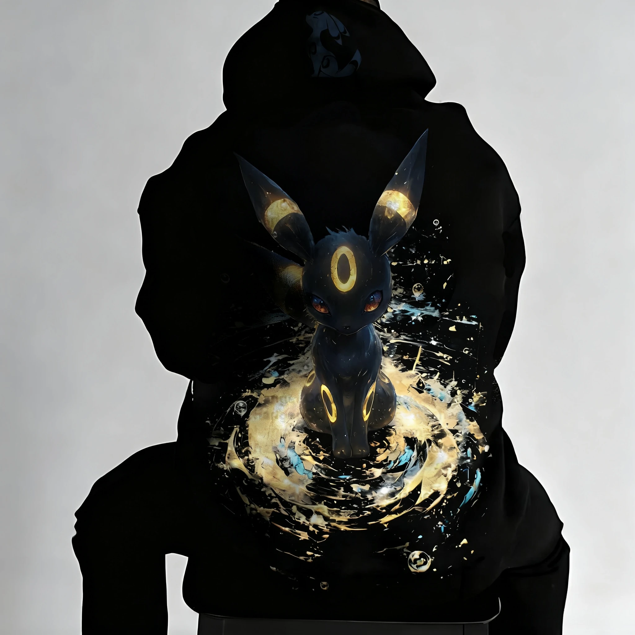 เสื้อฮู้ดลายโปเกมอน อุมบริออน สไตล์ Y2K ปี 2025 สำหรับผู้ชาย ฤดูใบไม้ร่วง/ฤดูหนาว ใหม่ สไตล์ฮาราจูกุ ทรงหลวม ใส่สบาย เสื้อสเวตเตอร์สำหรับพ่อแม่ลูก