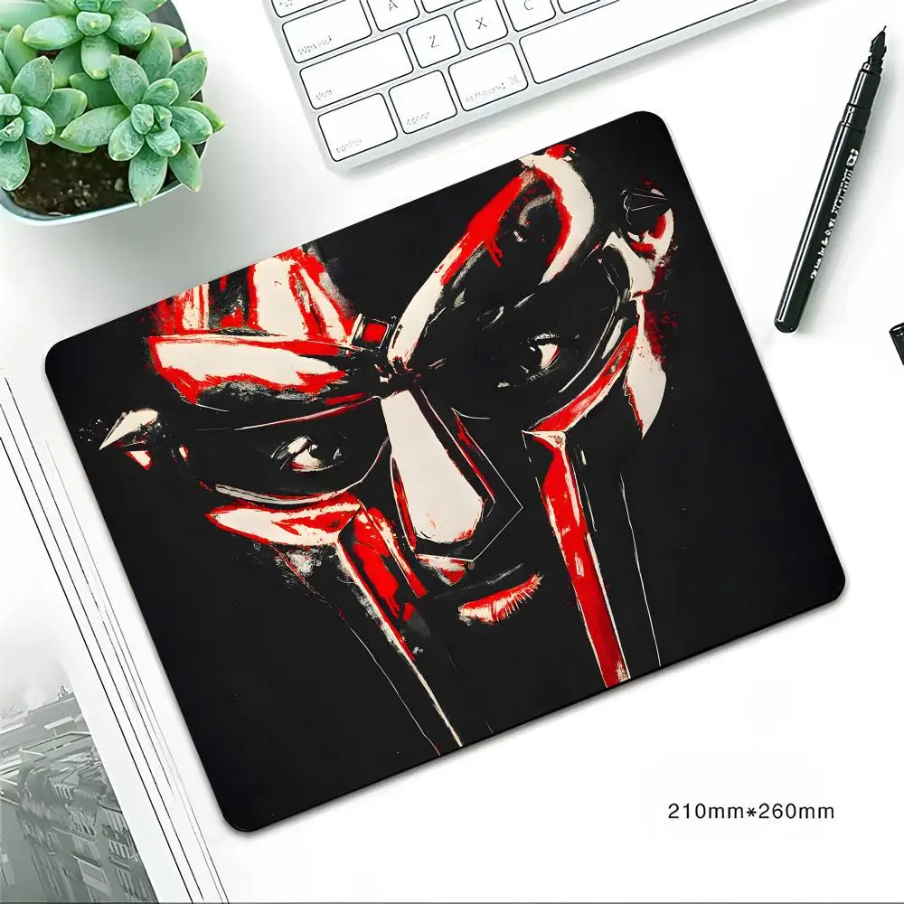 Retro MF Doom Posters Doomsday Kraft Mouse Pad  e-sports universal desktop laptop simple office rubber small non-slip pad