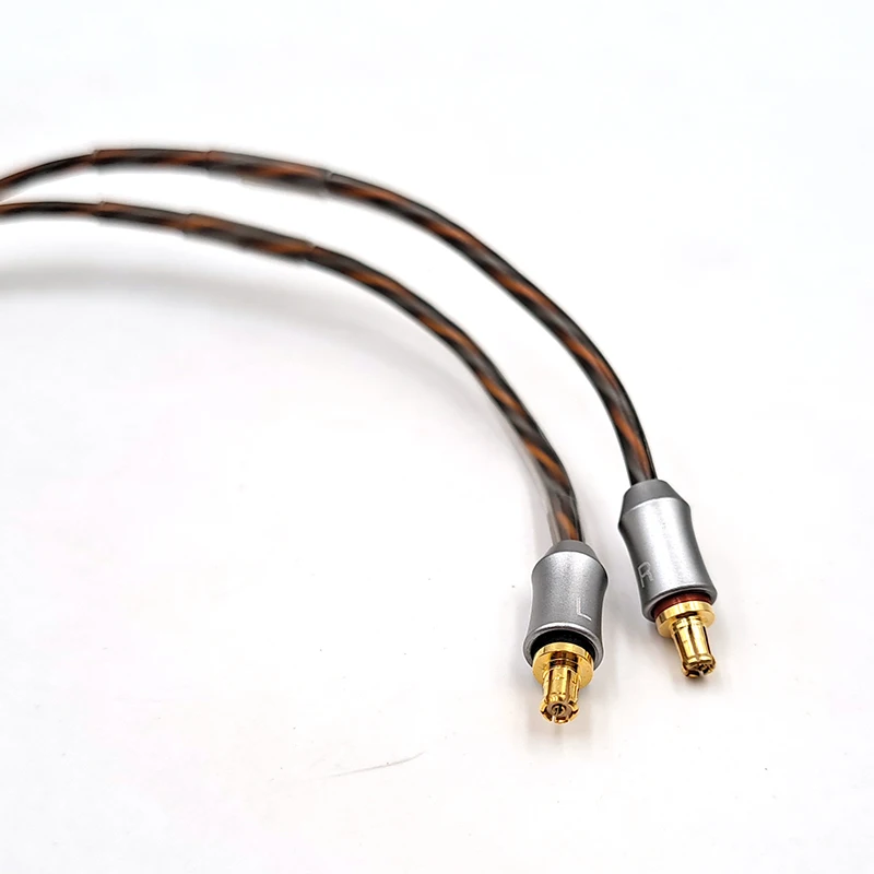 Earmax لسماعات الصوت تكنيكا LS50 E50 E70 LS400 LS70 LS300 LS200 A2DC قابلة للاستبدال 2.5 مللي متر كابل التوازن الفضة مطلي