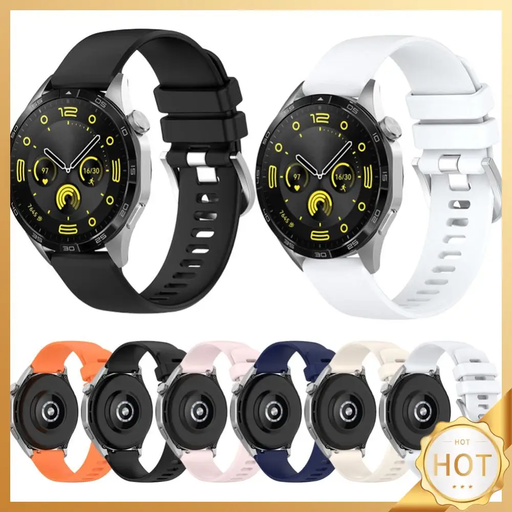 ソフトシリコンスポーツウォッチ,防汗ブレスレット,Huawei用スマートバンド,gt5,gt5 pro,gt4,18mm, 22mm