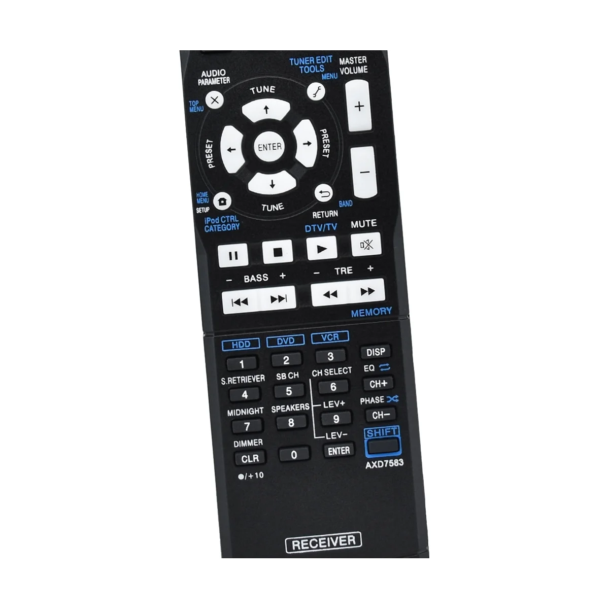 AXD7583 Remote Control for Pioneer AV Receiver VSX-820-K VSX-820 VSX820 VSX820K VSX-72TXVI VSX-90TXV VSX-92TXH VSX-523-K