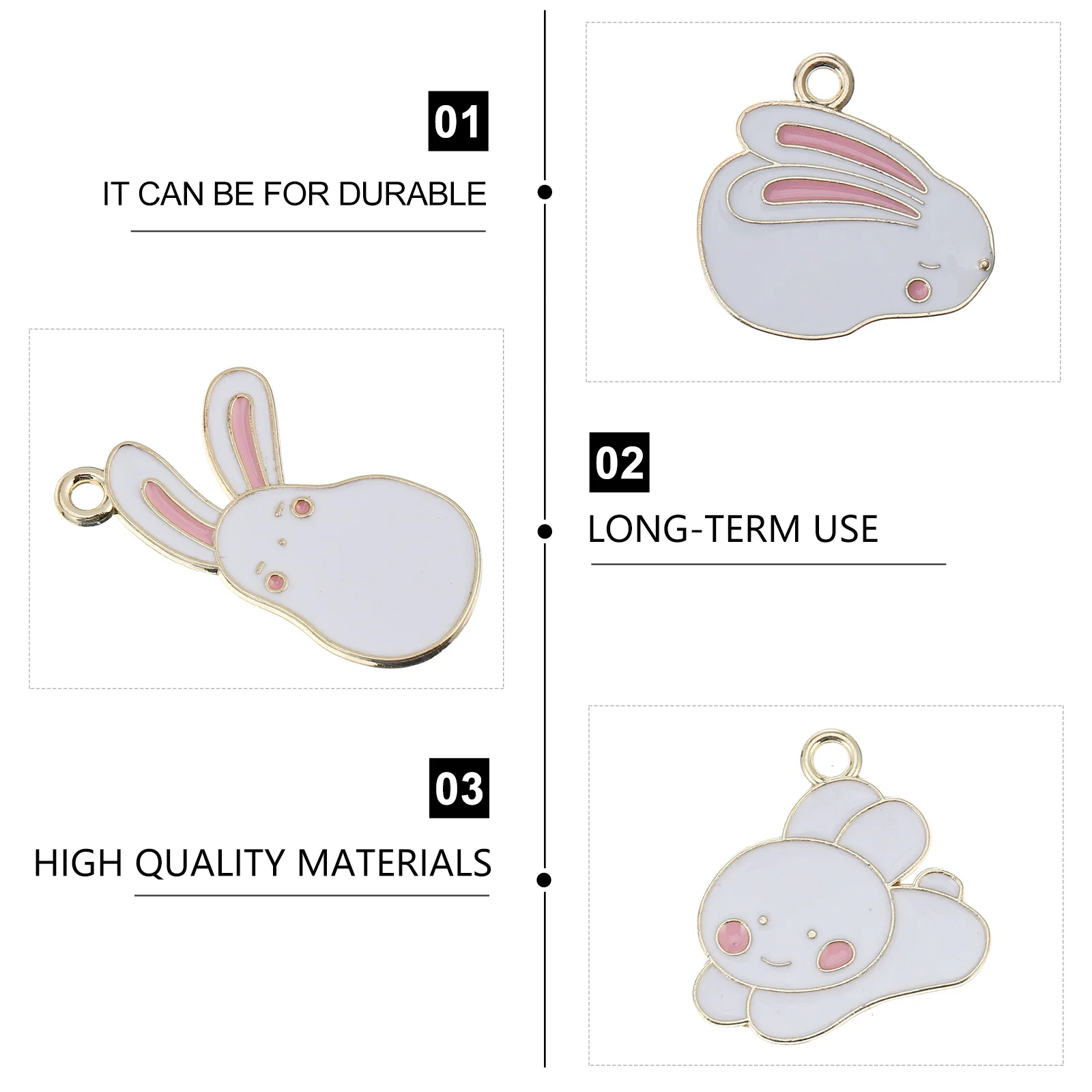 

30pcs Alloy Charms Pendants DIY H made Accessories Jewelry Findings Bracelets H made Accessories Necklaces Keychains