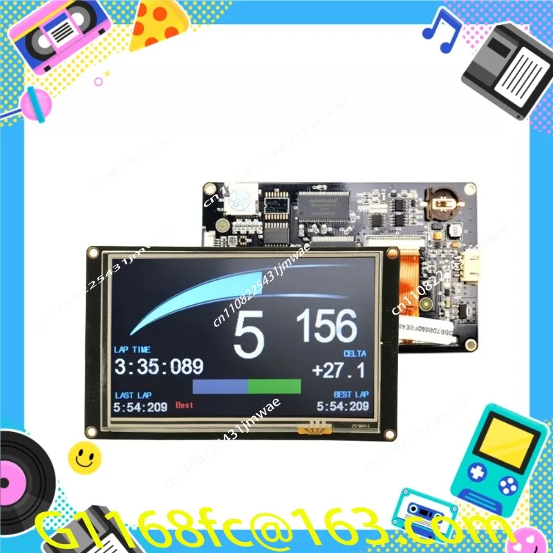 NX8048K050 Enhanced 5-inch Human-machine Interaction Interface HMI English Version Kernel