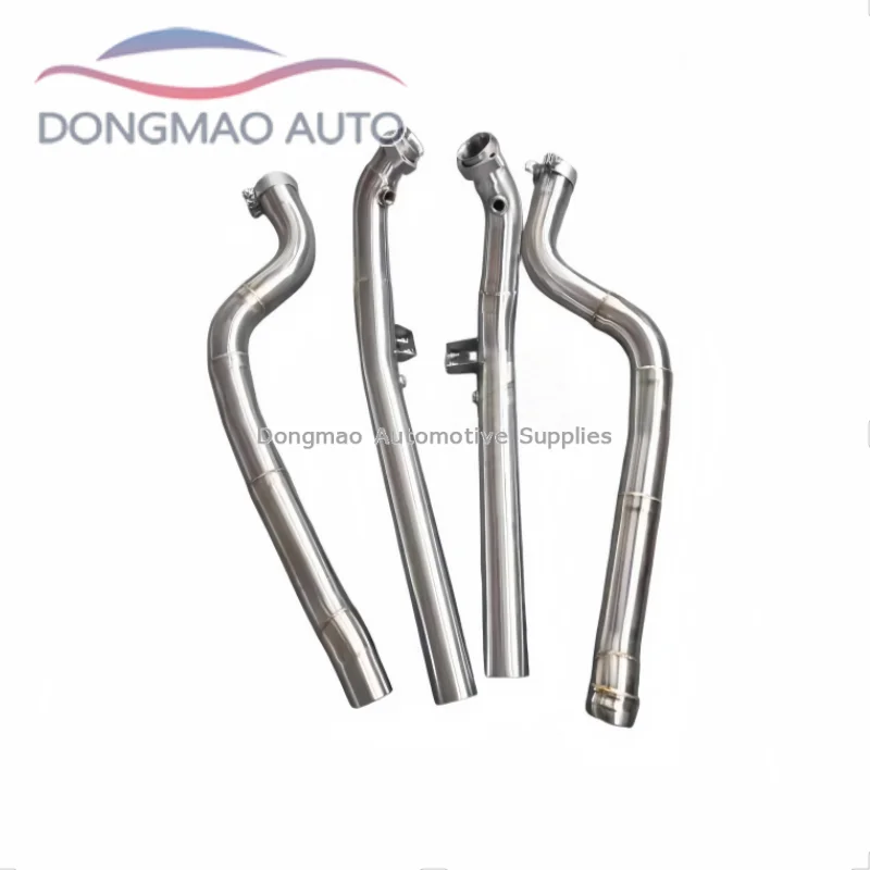 Suitable for Mercedes Benz E63 6.2L M156 W212 straight through exhaust manifold stainless steel 304