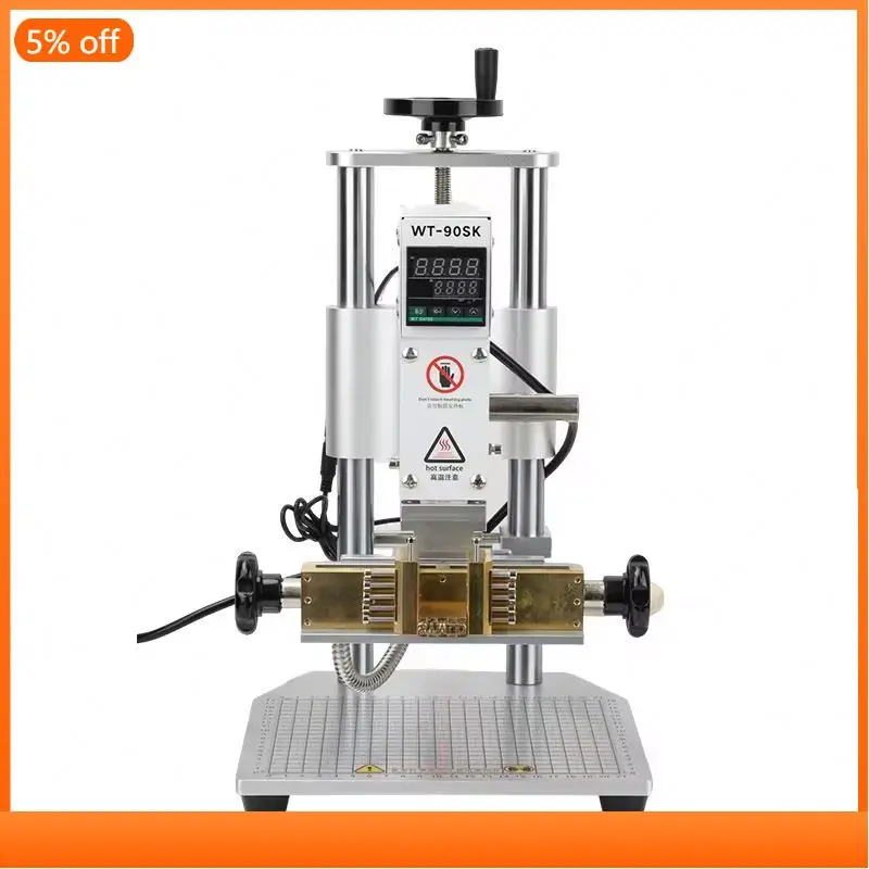 

Hot Stamping Foil Machine For Leather Paper Leather Emboss Hot Stamp Machine With T Slot Book Cover