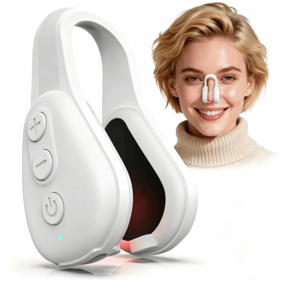 EMS Micro Current Nose Shaper Device Pulse Mode Taper Nose Function Electric Nose Clip Lift Nose Shape Electric Clip Frame