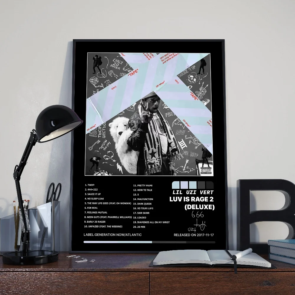 Hip-Hop-Rap-Album Dekoratives Gemälde Retro Amerikanisches Vinylcover Trendige Marke Leinwanddruck Wandbild Raumdekoration – Detail 9