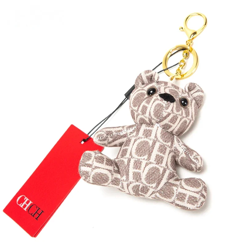 Fashion Classic Vintage Luggage Accessories Little Bear Pendant with Keychain