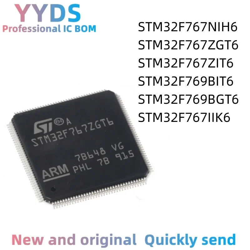 STM32F767IIK6 STM32F767NIH6 STM32F767ZGT6 STM32F767ZIT6 STM32F769BGT6 STM32F769BIT6 Integrated Circuit