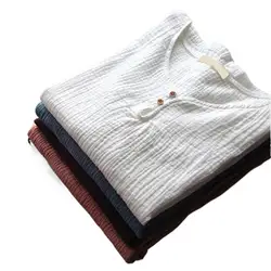 Spring Autumn cotton linen shirt,plus size brand comfortable soft vintage blouse,women shirts,camisetas femininas