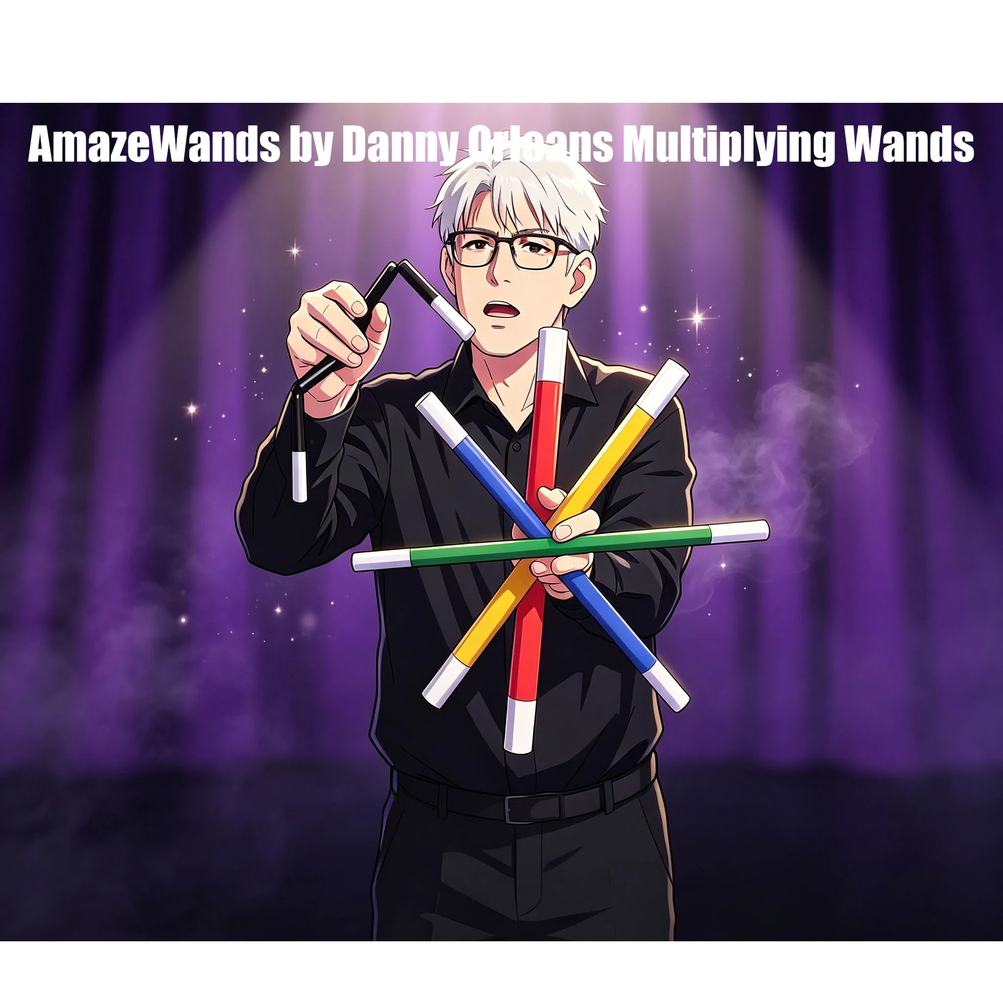amazewands-by-danny-orleans-multiplying-wands-magic-trick-color-changing-wand-stage-comedy-magic-props-professional-magician
