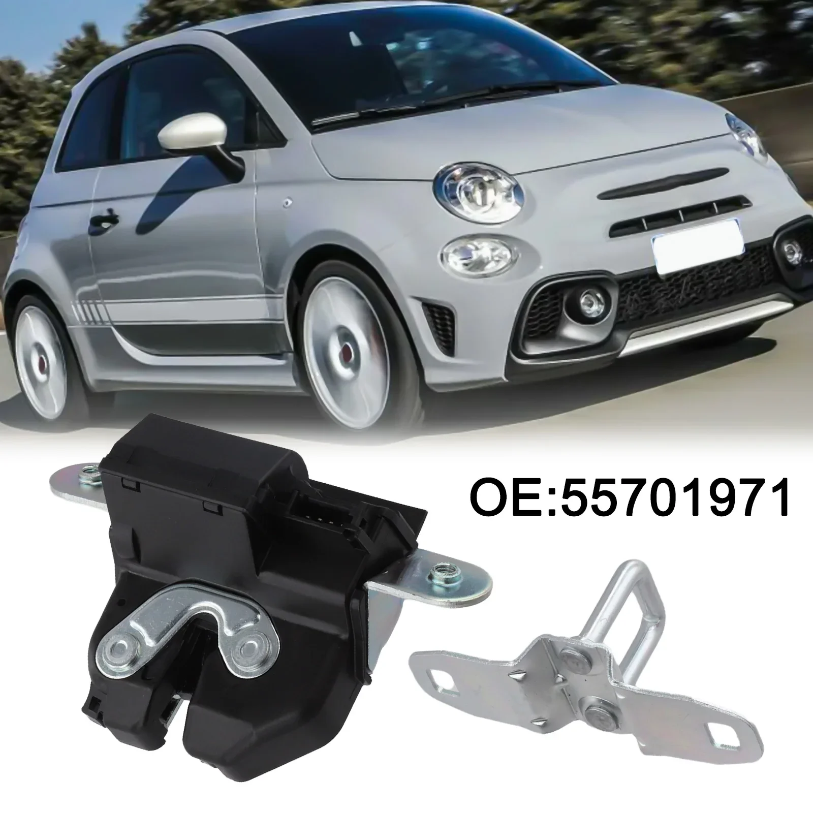 Tailgate Lock Boot Lid Catch Actuator Car For Fiat 500 595 08-20 Hatchback 55701971 Rear Door Lock New
