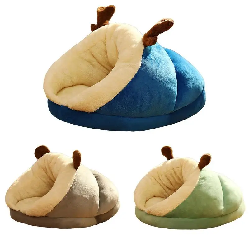 Cat Bed Pet Mattress Warm Soft Plush Pet Bed Plush Pet Nest Winter Cat Nest Dog Nest Pets Tent Cozy Cave Nest Small Dog House