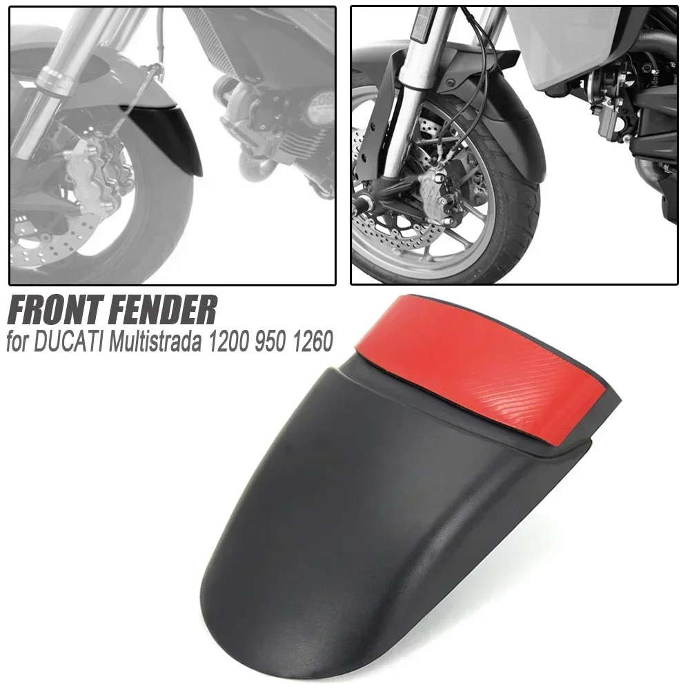 Motorcycle Extender Extension Fender For DUCATI Multistrada 1200 Enduro 950 1260 2017 2018 FOR Diavel 1260 Enduro 2019 2020 2021