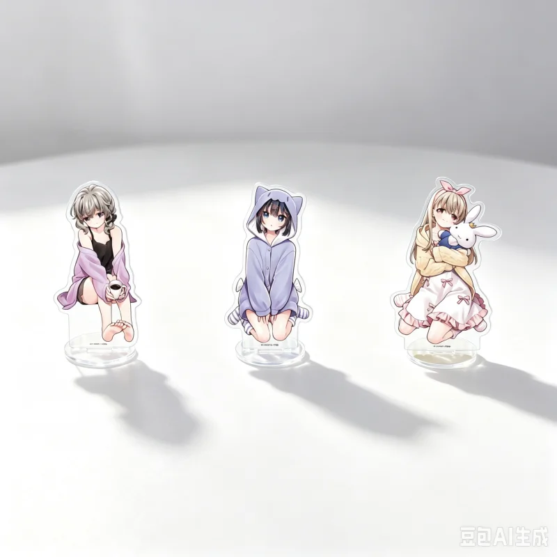 Figuras Acrílicas de Personajes de Anime de 15 cm, Llaveros con Diseño de Anime, Decoraciones de Mesa, Productos Exquisitos