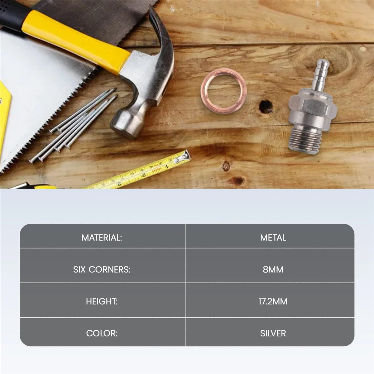 Lo-ok 2 قطعة توهج المقابس الساخن شرارة أجزاء المحرك اكسسوارات لشاحنة نيترو استبدال OS RC سيارة 70117 ، N4 #3