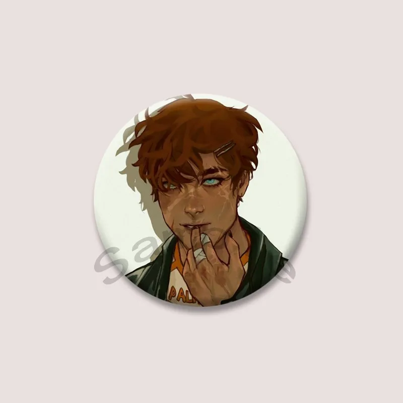 The Foxhole Court Coin Badges Custom Cartoon Neil Josten Round Brooch on Backpack Cosplay Lapel Pins Jewelry Accessories Gifts - Image 4