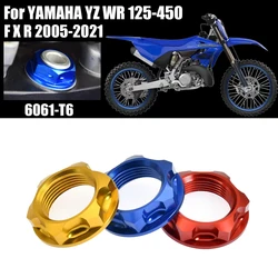 CNC Steering Stem Top Yoke Nut For Yamaha YZ250F YZ450F YZ125 YZ250 YZ400F YZ426F YZ125X YZ250X YZ250FX YZ450FX WR250F WR450F YZ