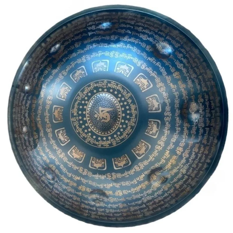 9 لهجة التأمل HandPan 10 نغمات المقالي الصلب المتقلي 12 لهجة الكبار المبتدئين HandPan الآلات الموسيقية المهنية