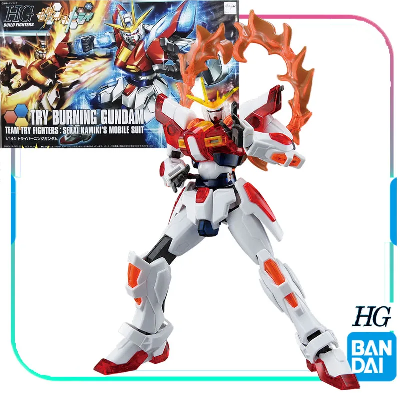 В наличии Bandai Original Gundam HG CREATED FLAME MAKER Собранная модельAnimator Высококачественные коллекционные предметы