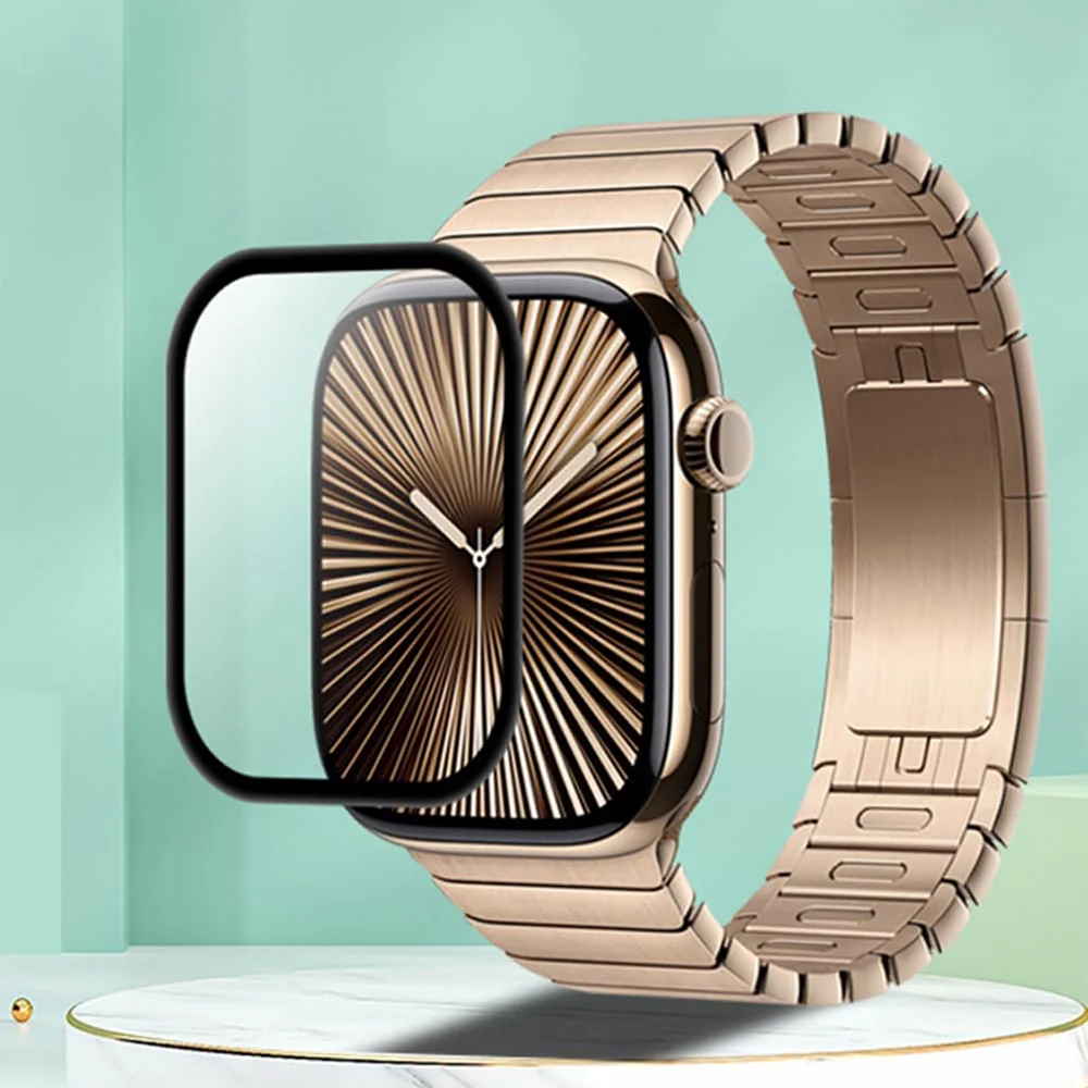 

Защитная пленка для экрана Apple Watch Series 10 9-8-7-6 5 Se ultra-2 49 мм 41 мм 45 мм 40 44 мм 3D (не закаленное стекло) Аксессуары для пленки