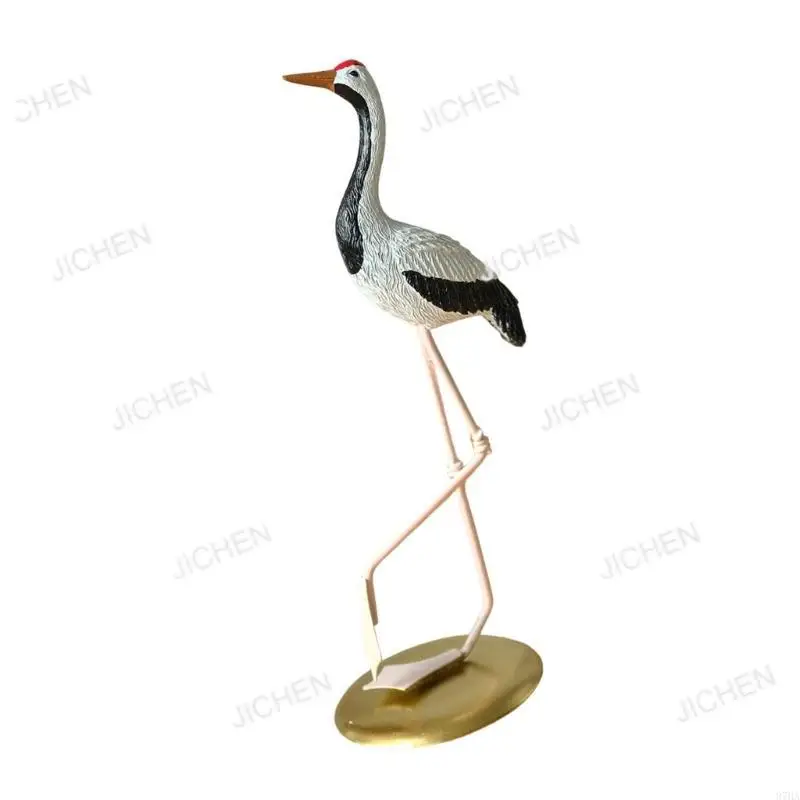 

Neu Outdoor Resin And Iron Cranes Statue Windproof For Garden Yard Balcony Decoration Easy Assembly And Durable