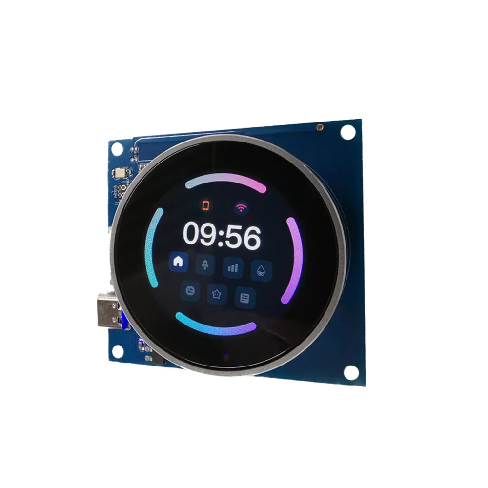 Wisecoco Rotary Encoder Knob Uart Esp32 HMI Circular Smart Round 1.43 Oled Amoled Display