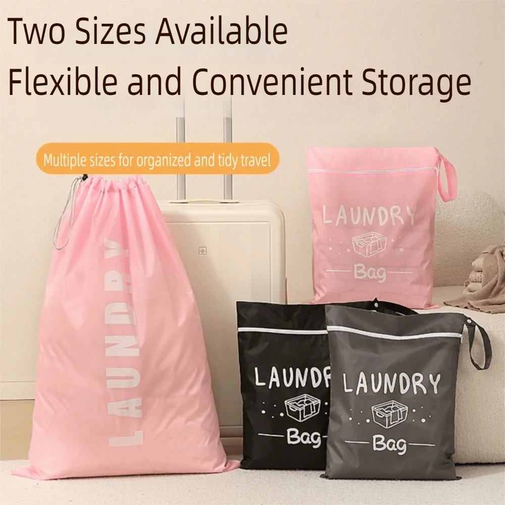 

Breathable Large Capacity Travel Storage Pouch Machine Washable Multifunctional Laundry Bags Drawstring Bag