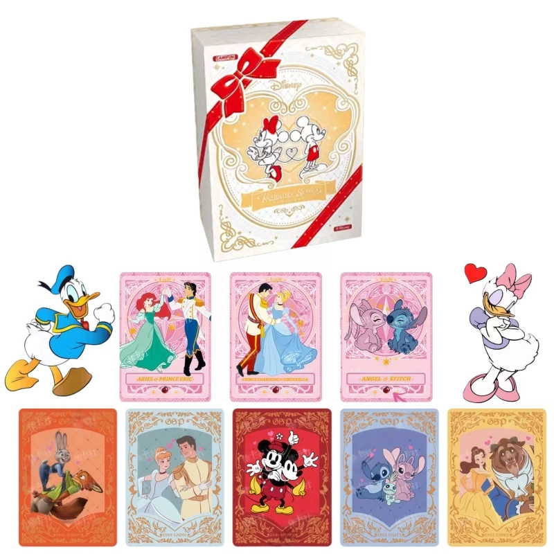 official-genuine-disney-heartbeat-series-card-anime-peripheral-disney-princess-collection-toy-card-holiday-gift-original-box